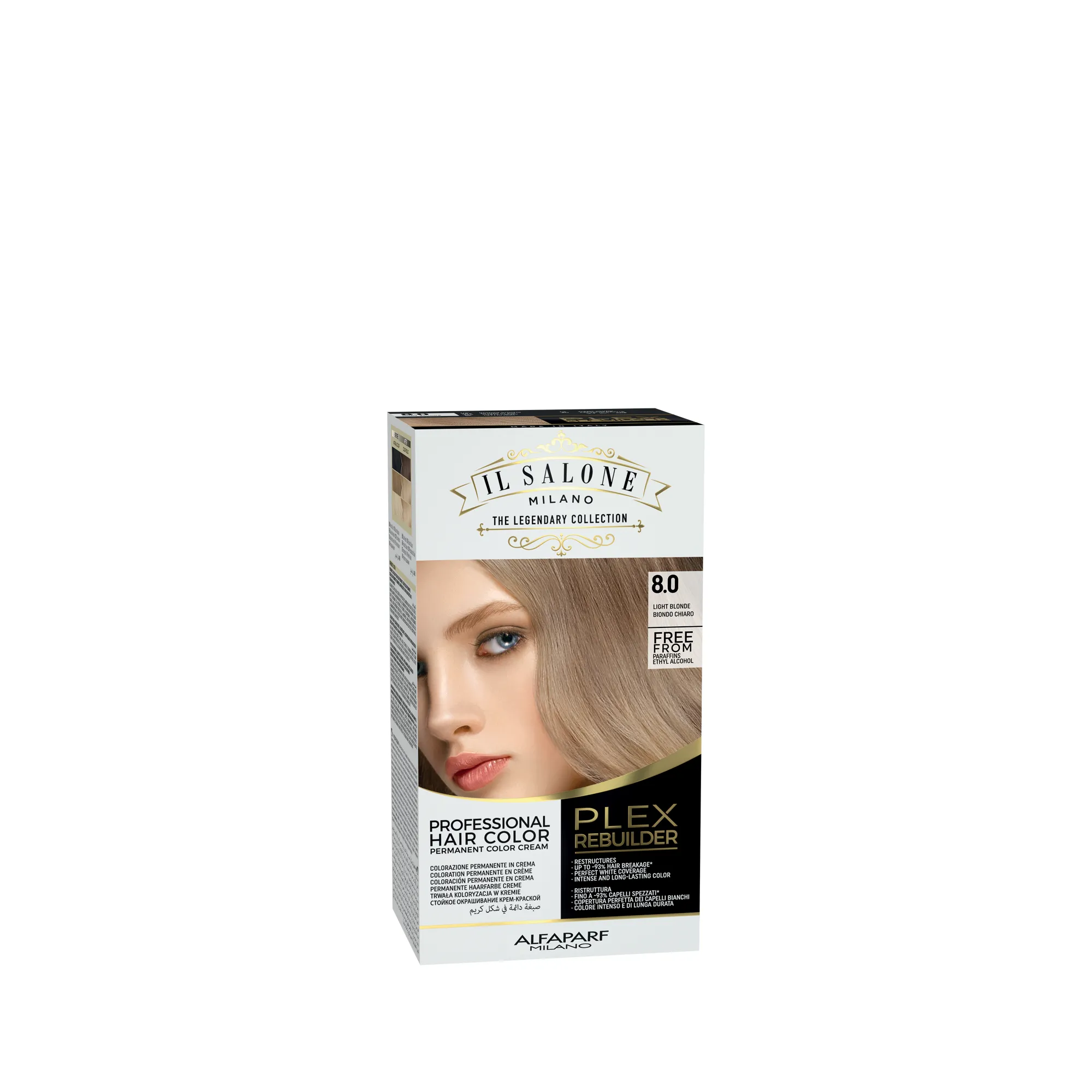 8.0 - Light Blonde - Permanent hair colour free from