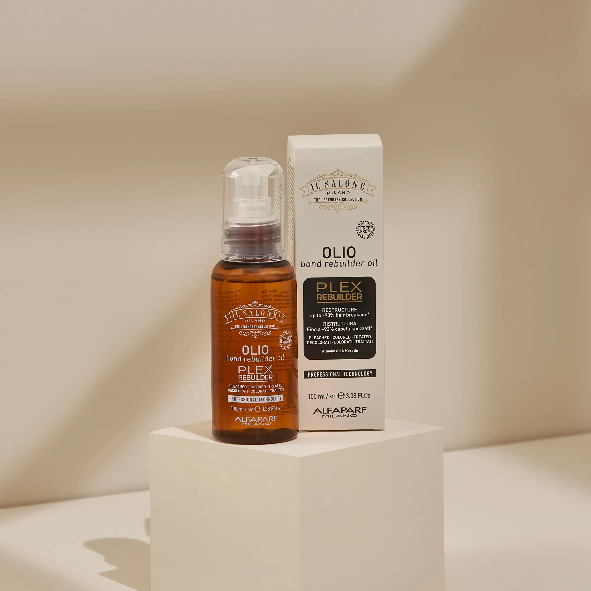 Rb REPAIR TREATMENT & HAIR OIL セット Bond Rebuilder Oil - salonemilano